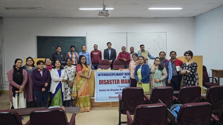 Interdisciplinary seminar on Disaster Management at Jadavpur University